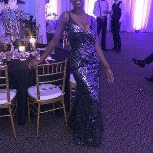 Open back Event Dress